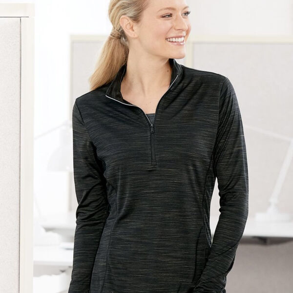 Women's Lightweight Mélange Quarter-Zip Pullover Thumbnail
