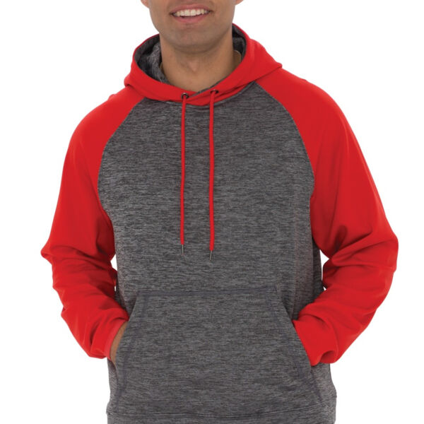 ATC DYNAMIC HEATHER FLEECE TWO TONE HOODED SWEATSHIRT Thumbnail